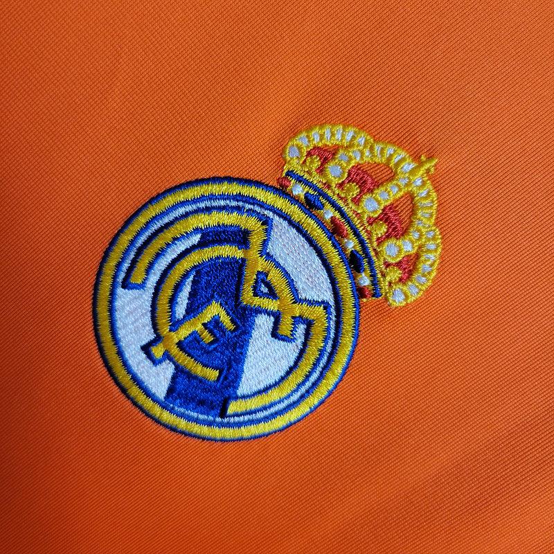 Camisa Real Madrid II II 2013/14 Retrô (Manga longa) Laranja
