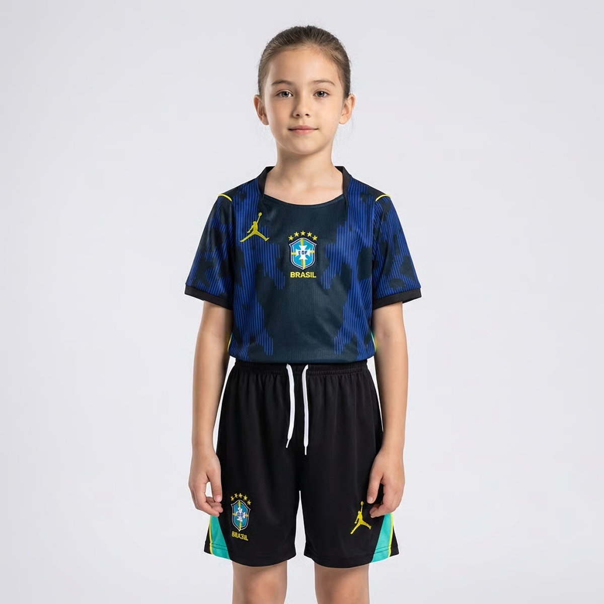 Kit Infantil Feminino Brasil 2026/27 Copa do Mundo II Torcedor