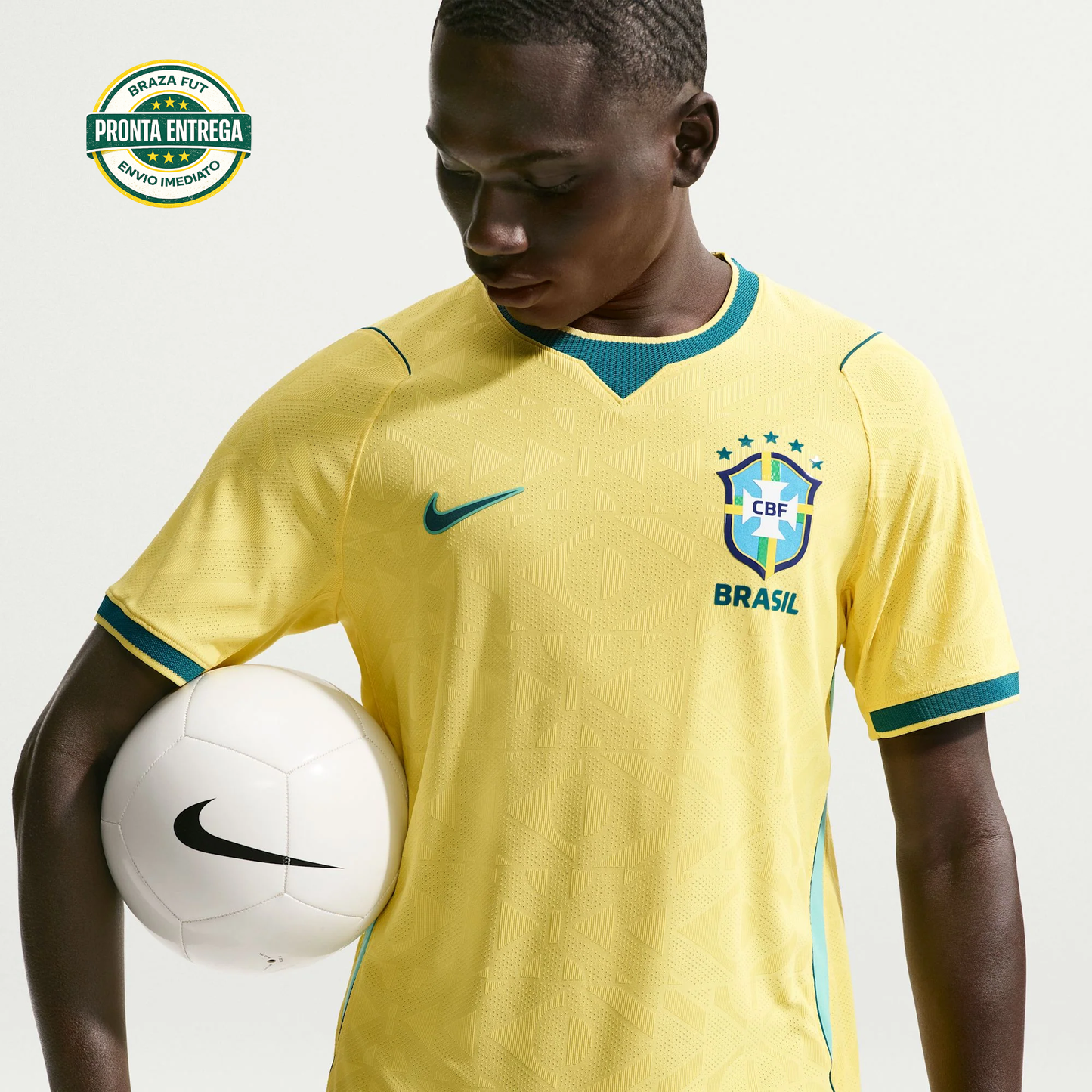 Camisa Brasil 2026/27 I Versão Jogador Masculina - Pronta Entrega