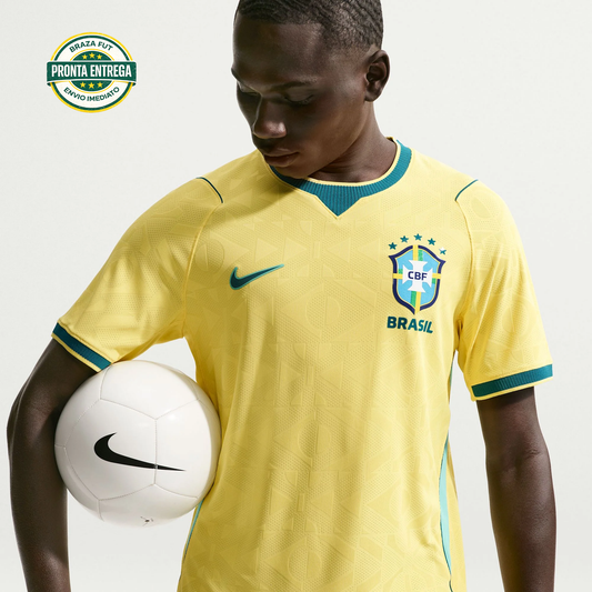Camisa Brasil 2026/27 I Versão Jogador Masculina - Pronta Entrega