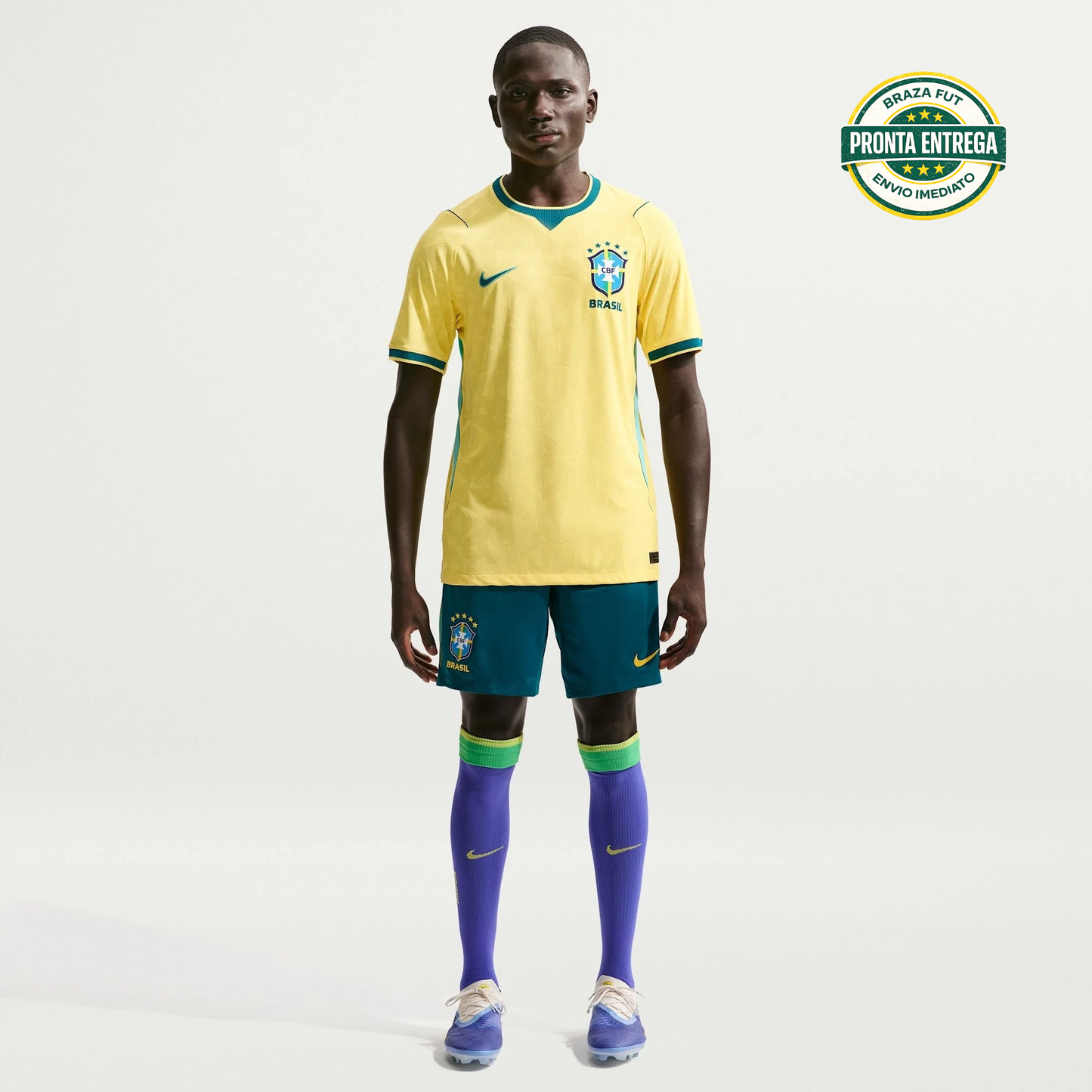 Camisa Brasil 2026/27 I Versão Jogador Masculina - Pronta Entrega
