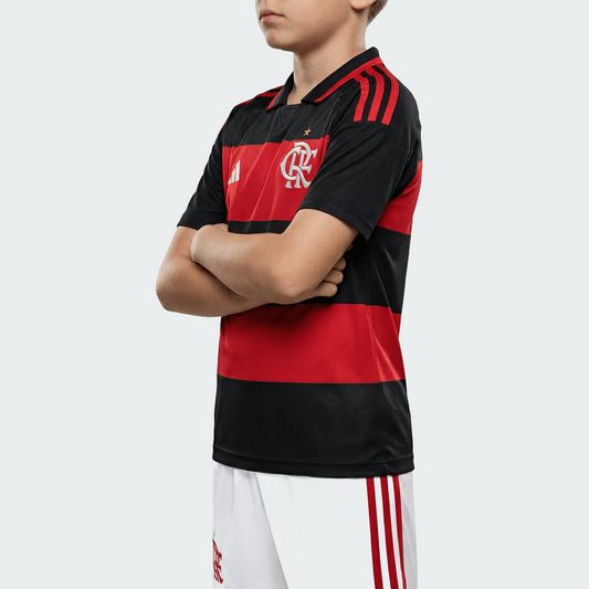 Conjunto Infantil Adidas Flamengo 2026/27 I