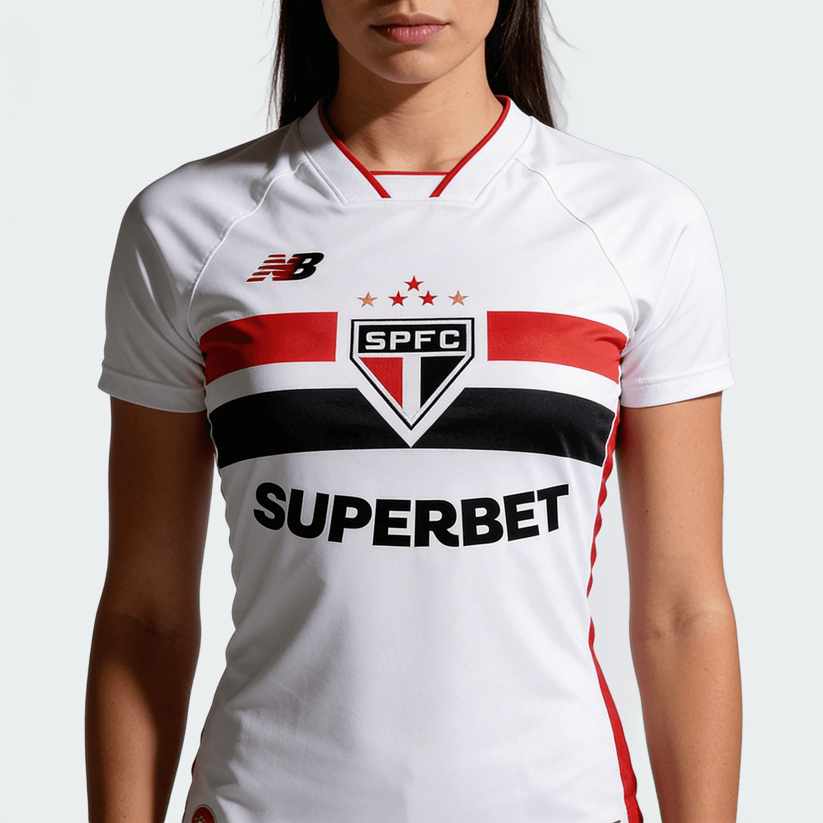 Camisa Feminina New Balance São Paulo 2026/27 I
