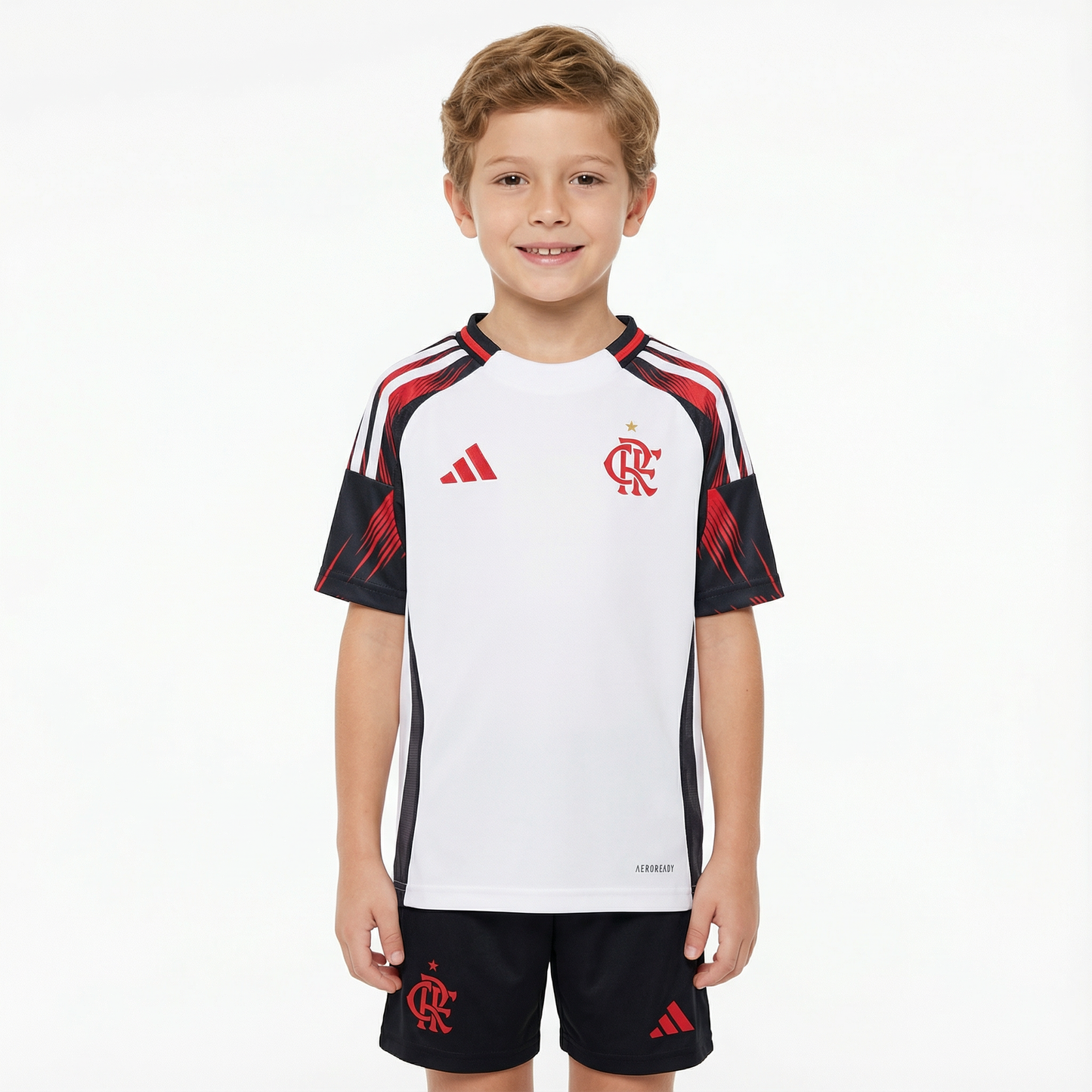 Conjunto Infantil Adidas Flamengo 2025/26 II
