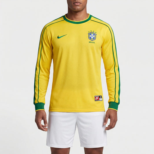 Camisa Nike Brasil Retro - 1998 Manga longa