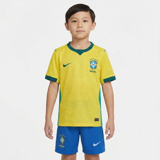 Conjunto Infantil Nike Brasil 2026 Copa do Mundo