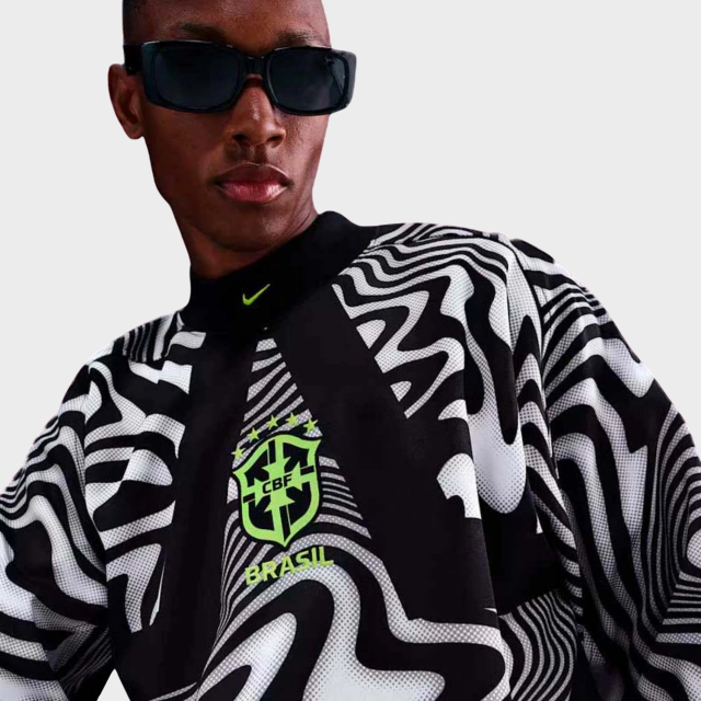 Camisa Seleção Brasileira Goleiro Manga Longa - 26/27 - Torcedor Nike