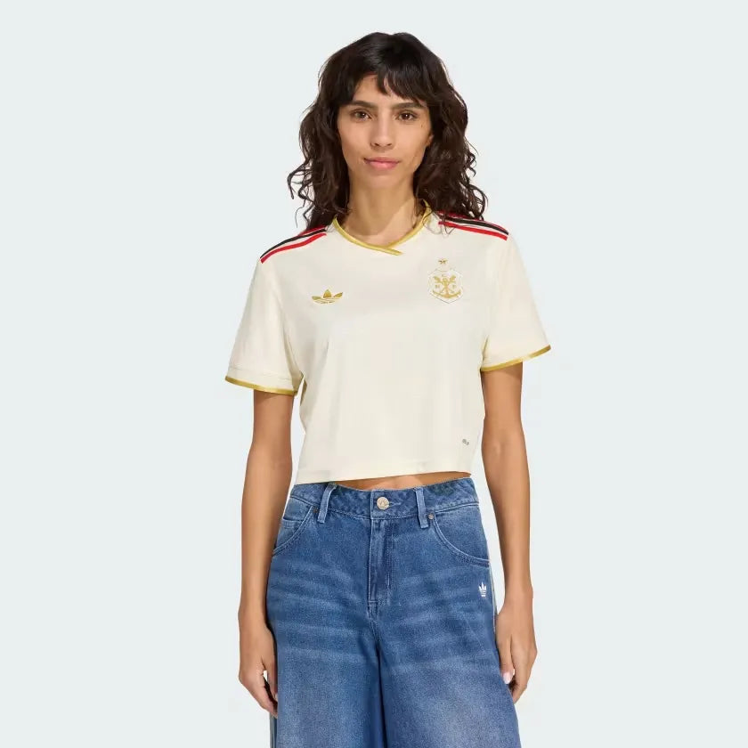 Camisa Feminina Adidas Flamengo 2025/26 III Cropped