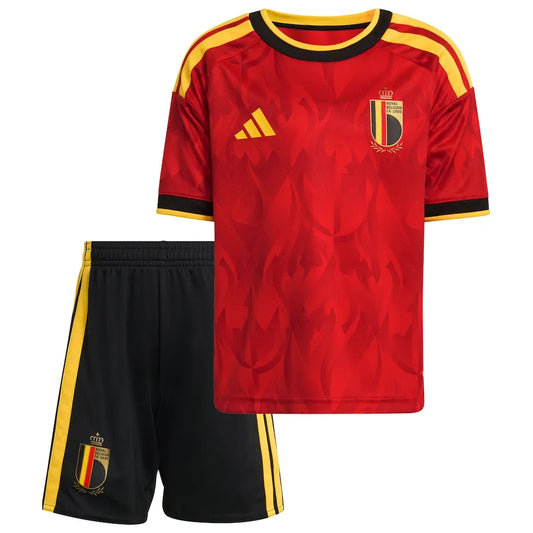 Conjunto Infantil Belgica I 2026 Copa do Mundo