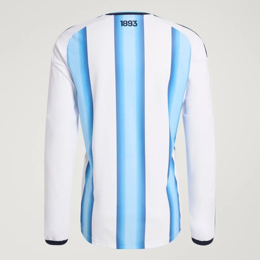 Camisa Argentina 2026 Jogador I Manga Longa Copa do Mundo